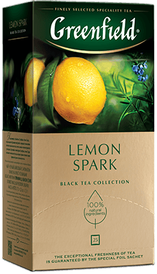 Чай черный GreenField Lemon Spark 25шт