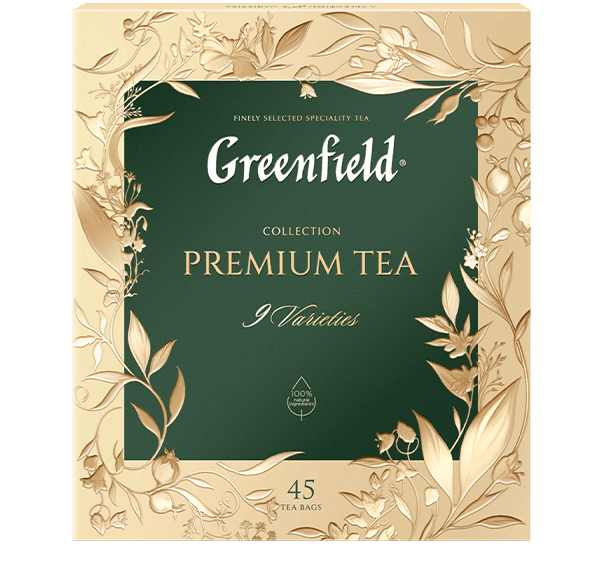 Чайный набор GreenField 9 видов (45 пакетиков)