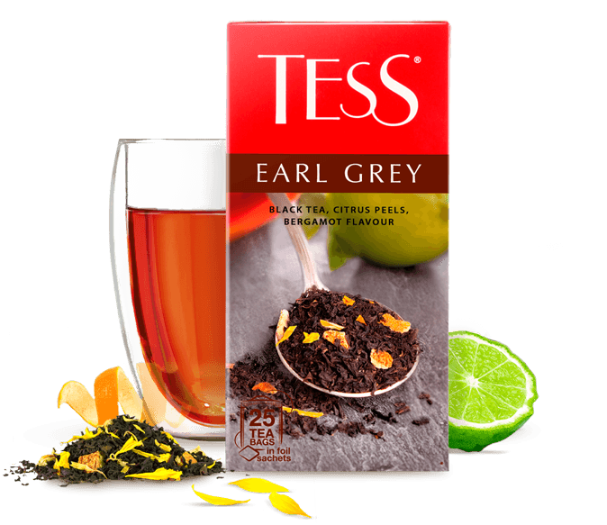 Чай черный TESS "Earl Grey" 25х1,8г