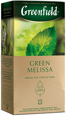 Чай зеленый GreenField Green Melissa 25шт