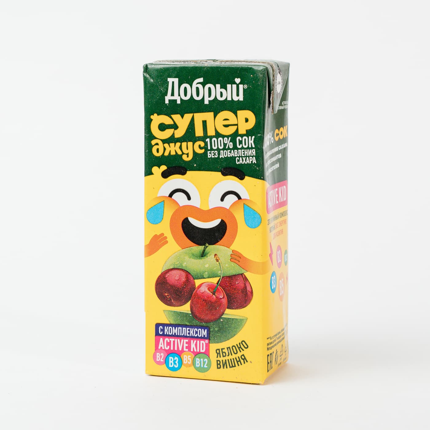 Сок Добрый яблоко-вишня 0.2л