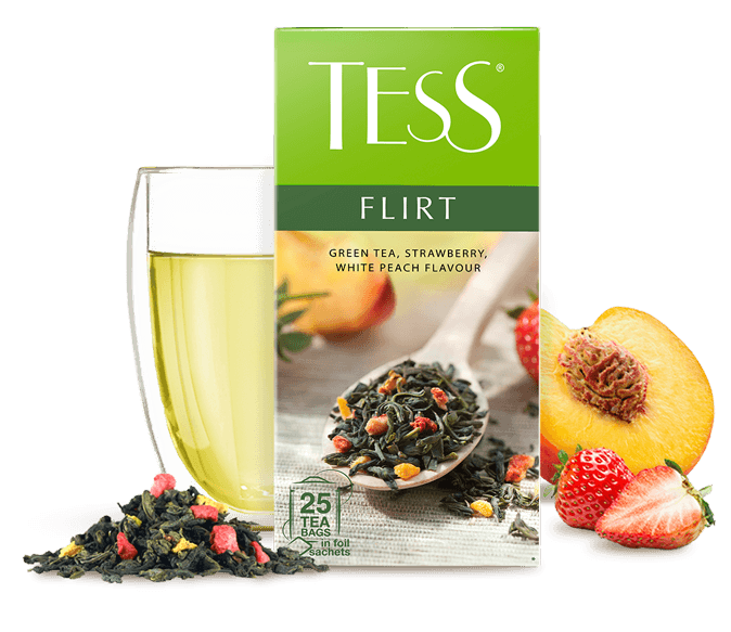 Чай зеленый TESS "Flirt" 25х1,5г