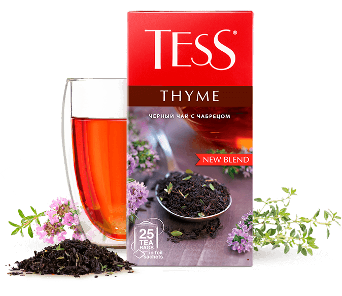 Чай черный TESS "Thyme" 25х1,5г